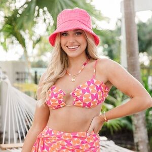 Pink Lily Bathing suit top